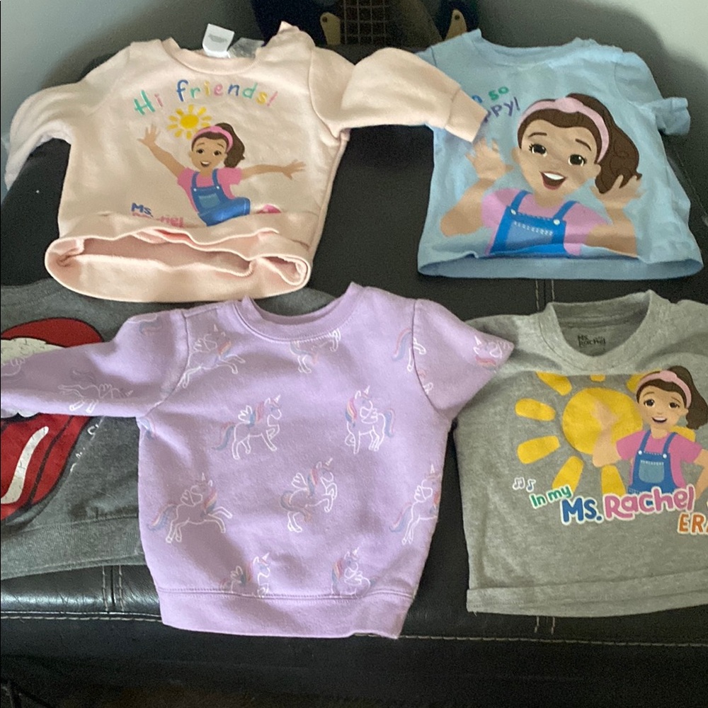 Colorful Kids Sweatshirts with Cartoon Prints